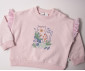 Детски дрешки Bebetto Cat Lover K4855 - Комплект суитшърт и панталонки, момиче, 24-36 м., мръсно розов thumb 3