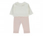 Детски дрешки Bebetto Retro Flower K4978 - Комплект блузка и панталон, момиче, 24-36 м., пудра thumb 2