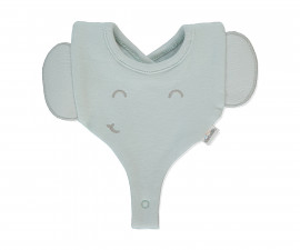 Детски дрешки Bebetto Little Elephant C1147 - Бебешки лигавник, момче, 3+м., мента