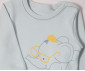 Детски дрешки Bebetto Little Elephant T4026 - Боди с дълъг ръкав, момче, 9-12 м., мента thumb 3
