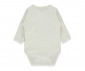 Детски дрешки Bebetto Be Kind T4042 - Боди с дълъг ръкав с прихлупване, момче, 1-3 м., тъмно екрю thumb 2