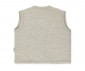 Детски дрешки Bebetto Be Kind T4049 - Памучен бебешки елек, момче, 18-24 м., бежов меланж thumb 2
