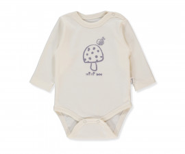 Детски дрешки Bebetto Mini Bee T3986 - Боди с дълъг ръкав, момиче, 9-12 м., лилав