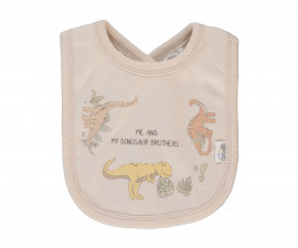 Детски дрешки Bebetto Me and Dudes C1136 - Бебешки лигавник, момче, 3+м., бежов