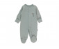 Детски дрешки Bebetto Wooden Car Z1038 - Комплект гащеризон с ходило, боди с къс ръкав и шапка, момче, 3-6 м., мента thumb 2