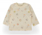 Детски дрешки Bebetto Organic Cupcakes K5065 - Комплект блузка и гащеризон, момиче, 12-18 м., сьомга thumb 4
