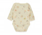 Детски дрешки Bebetto Organic Cupcakes T4085 - Боди с дълъг ръкав, момиче, 9-12 м., бежов thumb 2