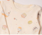 Детски дрешки Bebetto Organic Cupcakes T4085 - Боди с дълъг ръкав, момиче, 9-12 м., бежов thumb 3