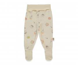 Детски дрешки Bebetto Organic Cupcakes T4087 - Ританки, момиче, 9-12 м., бежов