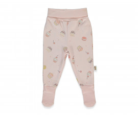 Детски дрешки Bebetto Organic Cupcakes T4087 - Ританки, момиче, 9-12 м., розов