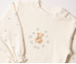 Детски дрешки Bebetto Organic Cute Bear F1457 - Комплект блузка и панталон, момиче, 18-24 м., бежов thumb 3