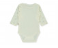 Детски дрешки Bebetto Organic Cute Bear T3959 - Боди с дълъг ръкав, момиче, 9-12 м., екрю thumb 2