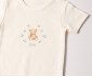 Детски дрешки Bebetto Organic Cute Bear T3959 - Боди с дълъг ръкав, момиче, 9-12 м., екрю thumb 3