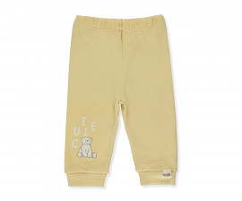 Детски дрешки Bebetto Organic Fun Moment T4096 - Панталонки, момче, 18-24 м., жълт