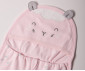 Детски дрешки Bebetto Organic Sleepy Sheepy P553 - Чувалче за спане с качулка и цип, унисекс, 0-6 м., розов thumb 3