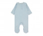 Детски дрешки Bebetto Organic Sleepy Sheepy T4068 - Гащеризон с ходило, унисекс, 3-6 м., син thumb 2
