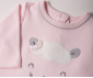 Детски дрешки Bebetto Organic Sleepy Sheepy T4068 - Гащеризон с ходило, унисекс, 3-6 м., розов thumb 3