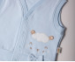Детски дрешки Bebetto Organic Sleepy Sheepy T4069 - Памучен бебешки елек, унисекс, 18-24 м., син thumb 3