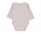 Детски дрешки Bebetto Organic Sleepy Sheepy T4070 - Боди с дълъг ръкав, унисекс, 9-12 м., розов thumb 2