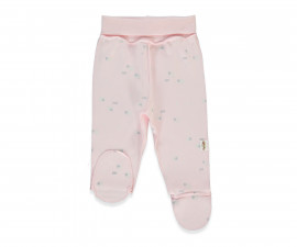 Детски дрешки Bebetto Organic Sleepy Sheepy T4071 - Ританки, унисекс, 3-6 м., розов