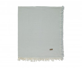 Детски дрешки Bebetto B859 - Бебешко муселиново одеяло, унисекс, 0-12 м., син