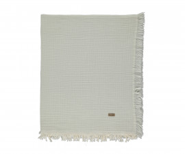 Детски дрешки Bebetto B859 - Бебешко муселиново одеяло, унисекс, 0-12 м., сив