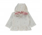Детски дрешки Bebetto Blossom K5342DR - Комплект суитшърт с качулка и цип и панталон, момиче, 24-36 м., 98 см., мръсно розов thumb 3