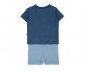 Детски дрешки Bebetto Happy Fish K5285B - Комплект тениска с къс ръкав и бермуди, момче, 24-36 м., 98 см., син thumb 2