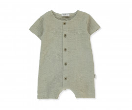 Детски дрешки Bebetto Adventure K5217 - Летен къс гащеризон, момче, 18-24 м., 92 см., зелен