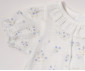 Детски дрешки Bebetto Flowery K5204 - Летен къс гащеризон, момиче, 18-24 м., 92 см., екрю thumb 3