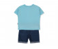 Детски дрешки Bebetto Wave Power K5266 - Комплект тениска с къс ръкав и бермуди, момче, 24-36 м., 98 см., тъмно син thumb 2