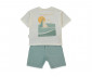 Детски дрешки Bebetto In The Sea K5378 - Комплект тениска с къс ръкав и бермуди, момче, 4-5 г., 110 см., зелен thumb 2