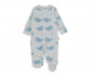 Детски дрешки Bebetto Sail Away Z1140 - Комплект гащеризон с ходило, боди с къс ръкав и шапка, момче, 3-6 м., 68 см., индиго thumb 2