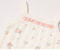 Детски дрешки Bebetto Bloom T4136 - Комплект боди с презрамки и ританки, момиче, 3-6 м., 68 см., розов thumb 4