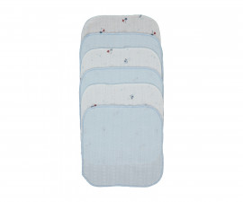 Детски дрешки Bebetto Palm In The Sea C1218 - Бебешки кърпички, 6 бр., момче, 0-1 г., 20х20 см., син