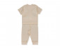 Детски дрешки Bebetto Basic/26 F1466BE - Лятна пижама 2 части, унисекс, 1-3 м., 62 см., бежов thumb 2