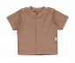 Детски дрешки Bebetto Basic/26 F1466BR - Лятна пижама 2 части, унисекс, 1-3 м., 62 см., кафяв thumb 3