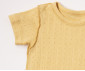 Детски дрешки Bebetto Basic/26 T4130MU - Боди с къс ръкав, унисекс, 9-12 м., 80 см., горчица thumb 3
