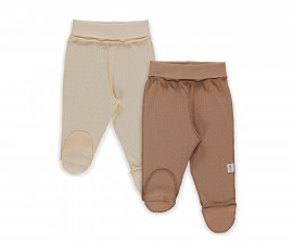 Детски дрешки Bebetto Basic/26 T4132BR - Ританки, унисекс, 3-6 м., 68 см., кафяв