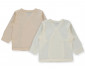 Детски дрешки Bebetto Basic/26 T4134E - Камизолка с прихлупване, унисекс, 0-3 м., 62 см., екрю thumb 2