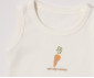 Детски дрешки Bebetto Baby Carrot T4174 - Боди потник интерлок, момче, 9-12 м., 80 см., екрю thumb 3