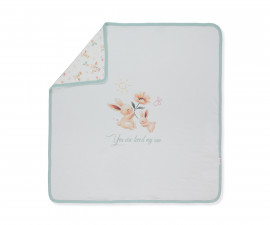 Детски дрешки Bebetto My Sun B868M - Двулицево бебешко одеяло, момиче, 0-1 г., 80х85 см., мента