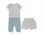 Детски дрешки Bebetto Pillowy F1465B - Лятна муселинова пижама 3 части, момче, 18-24 м., 92 см., син thumb 2