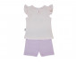 Детски дрешки Bebetto Loves You F1493 - Комплект тениска с къс ръкав и шорти, момиче, 18-24 м., 92 см., лила thumb 2