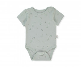 Детски дрешки Bebetto Flower Garden T4192 - Боди с къс ръкав, момиче, 9-12 м., 80 см., мента