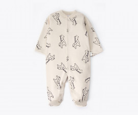 Детски дрешки Bebetto So Happy K5537BE - Гащеризон с ходило, момче, 1-9 м.