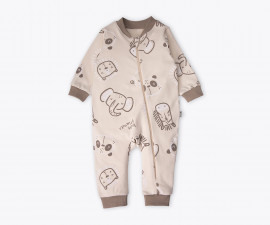 Детски дрешки Bebetto Best Friends T4476 - Гащеризон с цип, момче, 6-36 м.