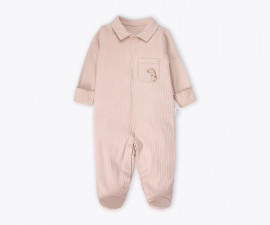 Детски дрешки Bebetto Free Animals T4346BE - Гащеризон с ходило, унисекс, 0-6 м.