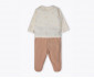 Детски дрешки Bebetto Organic Welcome Baby F1531BE - Пижама интерлок 2 части, унисекс, 0-6 м. thumb 2