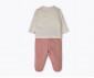 Детски дрешки Bebetto Organic Welcome Baby F1531DR - Пижама интерлок 2 части, момиче, 0-6 м. thumb 2